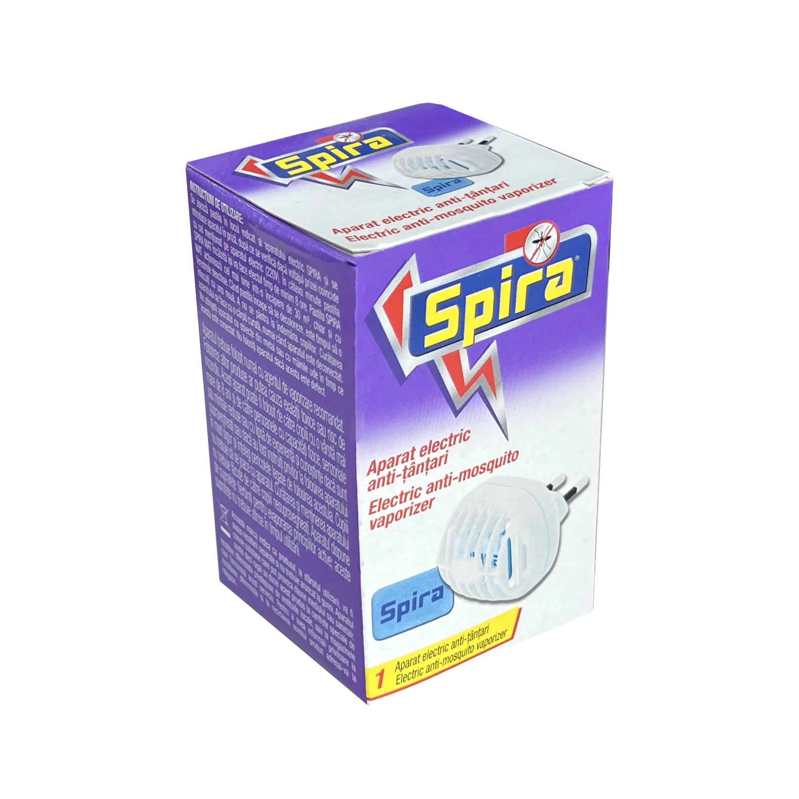 Aparat Electric Anti-Țânțari Spira - Protecție avansată cu pastile