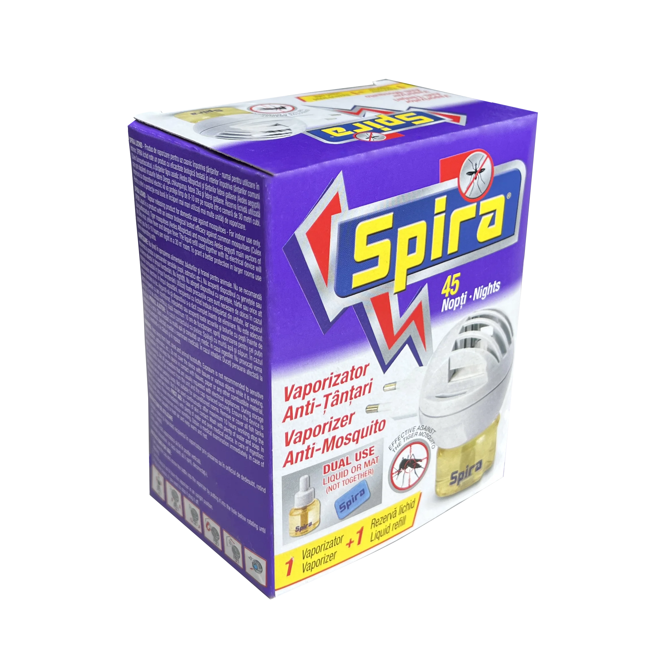 Vaporizator Anti-Țânțari Spira - Protecție continuă pentru interioare